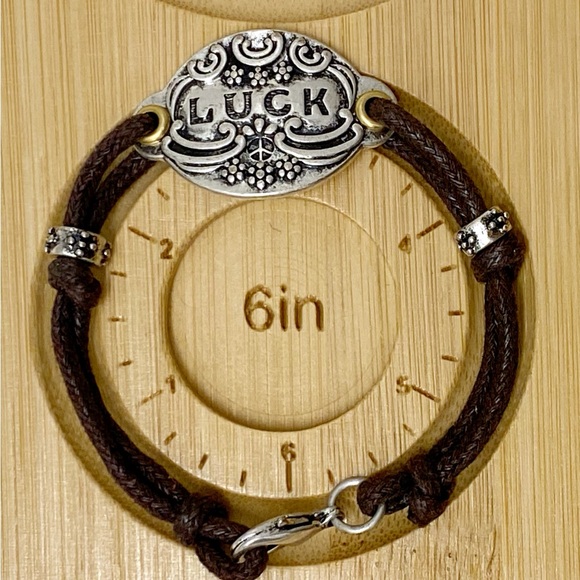 Lucky Brand “Luck” Bracelet, Lucky Cord Bracelet - Picture 6 of 7